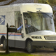 Oshkosh Defense’s winning mail truck. Workhorse’s not pictured.